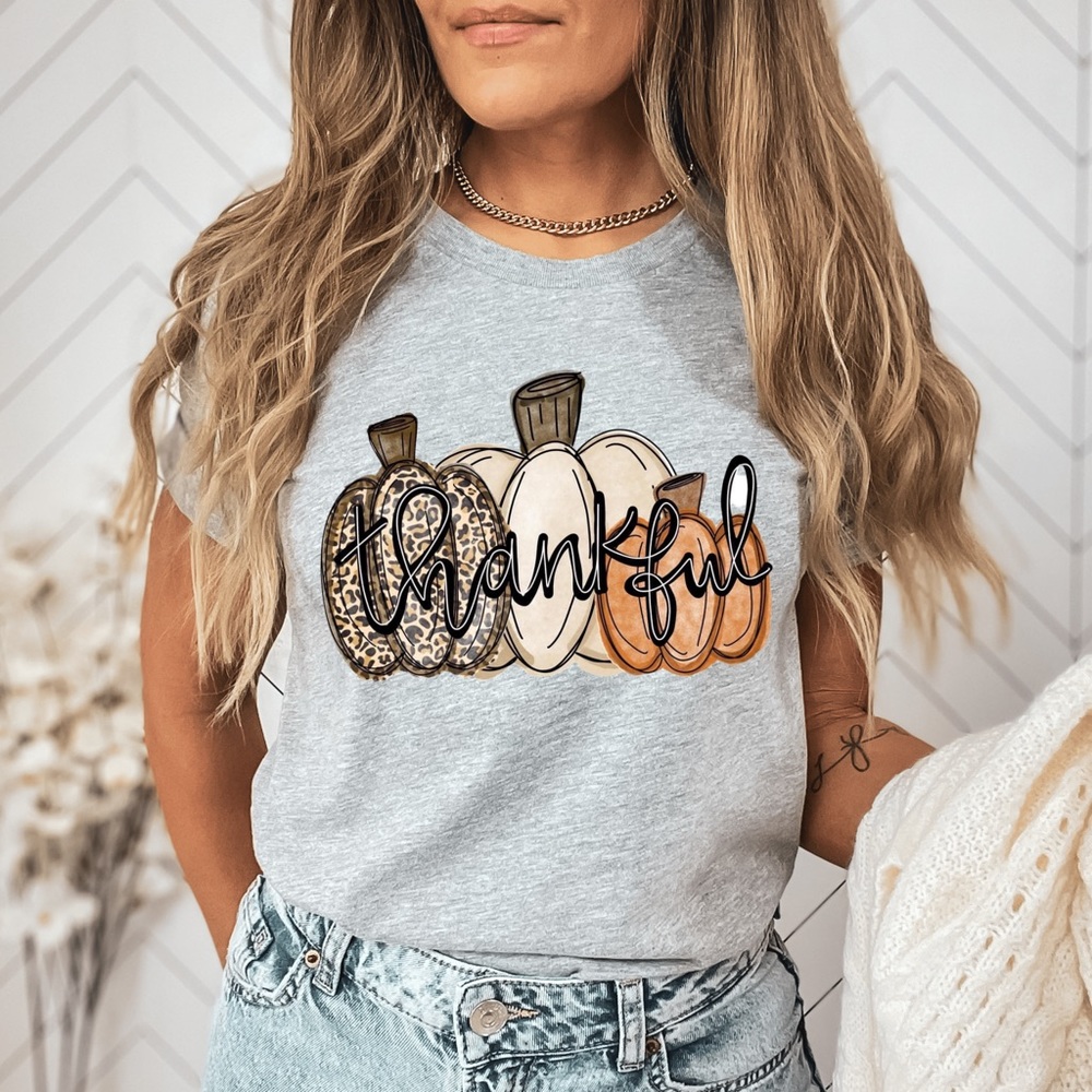 🆕 Thankful Fall Pumpkins T-shirt